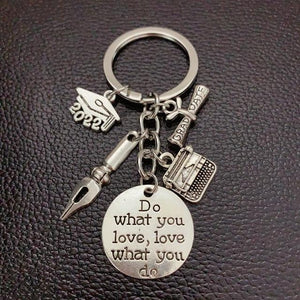 1 piece keychain diploma graduation cap 2020 keychain science school inspirational gift jewelry - eu - cookie - bar - testing