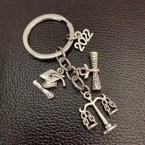 1 piece keychain diploma graduation cap 2020 keychain science school inspirational gift jewelry - eu - cookie - bar - testing