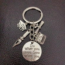 Load image into Gallery viewer, 1 piece keychain diploma graduation cap 2020 keychain science school inspirational gift jewelry - eu - cookie - bar - testing