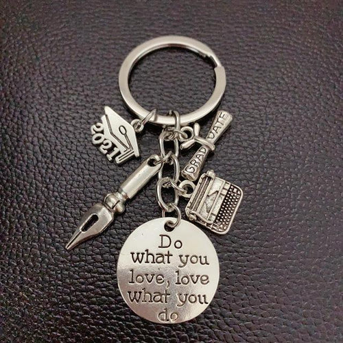 1 piece keychain diploma graduation cap 2020 keychain science school inspirational gift jewelry - eu - cookie - bar - testing