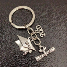 Load image into Gallery viewer, 1 piece keychain diploma graduation cap 2020 keychain science school inspirational gift jewelry - eu - cookie - bar - testing