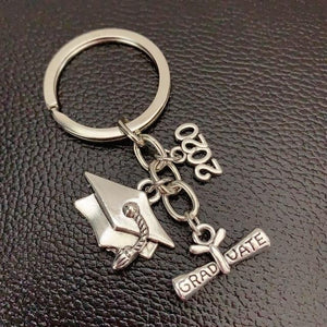 1 piece keychain diploma graduation cap 2020 keychain science school inspirational gift jewelry - eu - cookie - bar - testing