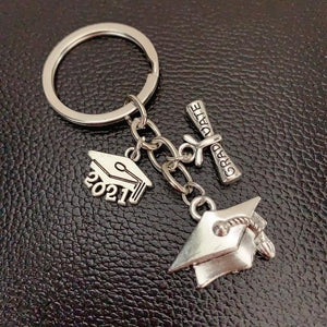 1 piece keychain diploma graduation cap 2020 keychain science school inspirational gift jewelry - eu - cookie - bar - testing