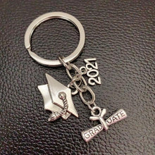 Load image into Gallery viewer, 1 piece keychain diploma graduation cap 2020 keychain science school inspirational gift jewelry - eu - cookie - bar - testing