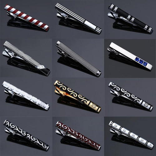 DY new high - quality enamel men's wedding tie clip high - end brand luxury design exquisite pattern crystal tie clip Free Delivery - eu - cookie - bar - testing