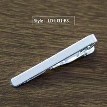 Load image into Gallery viewer, New Simple Fashion Style Tie Clip for Men Metal Silver Gold Tone Simple Bar Clasp Practical Necktie Clasp Tie Pin for Mens Gift - eu-cookie-bar-testing