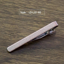 Load image into Gallery viewer, New Simple Fashion Style Tie Clip for Men Metal Silver Gold Tone Simple Bar Clasp Practical Necktie Clasp Tie Pin for Mens Gift - eu-cookie-bar-testing