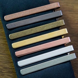 New Simple Fashion Style Tie Clip for Men Metal Silver Gold Tone Simple Bar Clasp Practical Necktie Clasp Tie Pin for Mens Gift - eu-cookie-bar-testing