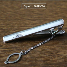 Load image into Gallery viewer, New Tie Clip Fashion Style Necktie Men Metal Silver Simple Bar Clasp Practical Bowtie Clasp Tie Pin for Mens Gift Accessories - eu-cookie-bar-testing