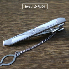 Load image into Gallery viewer, New Tie Clip Fashion Style Necktie Men Metal Silver Simple Bar Clasp Practical Bowtie Clasp Tie Pin for Mens Gift Accessories - eu-cookie-bar-testing