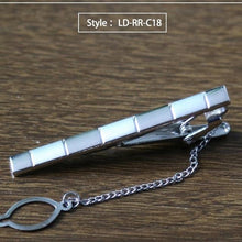 Load image into Gallery viewer, New Tie Clip Fashion Style Necktie Men Metal Silver Simple Bar Clasp Practical Bowtie Clasp Tie Pin for Mens Gift Accessories - eu-cookie-bar-testing