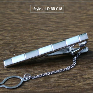 New Tie Clip Fashion Style Necktie Men Metal Silver Simple Bar Clasp Practical Bowtie Clasp Tie Pin for Mens Gift Accessories - eu-cookie-bar-testing