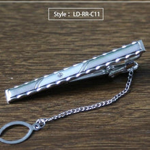 Load image into Gallery viewer, New Tie Clip Fashion Style Necktie Men Metal Silver Simple Bar Clasp Practical Bowtie Clasp Tie Pin for Mens Gift Accessories - eu-cookie-bar-testing