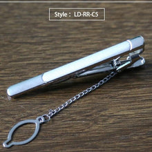 Load image into Gallery viewer, New Tie Clip Fashion Style Necktie Men Metal Silver Simple Bar Clasp Practical Bowtie Clasp Tie Pin for Mens Gift Accessories - eu-cookie-bar-testing