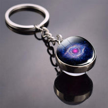 Load image into Gallery viewer, Solar System Planet Keyring Galaxy Nebula Space Keychain Moon Earth Sun Mars Art Picture Double Side Glass Ball Key Chain - eu-cookie-bar-testing