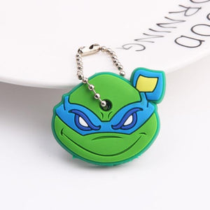 Cute Cartoon Keychain Silicone Stitch Protective Key Case Cover for Key Control Dust Cap Holder Gift Women Key Chain - eu-cookie-bar-testing