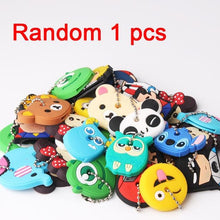 Load image into Gallery viewer, Cute Cartoon Keychain Silicone Stitch Protective Key Case Cover for Key Control Dust Cap Holder Gift Women Key Chain - eu-cookie-bar-testing