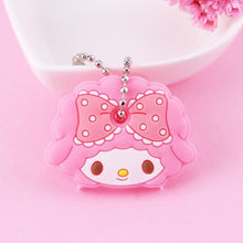 Load image into Gallery viewer, Cute Cartoon Keychain Silicone Stitch Protective Key Case Cover for Key Control Dust Cap Holder Gift Women Key Chain - eu-cookie-bar-testing