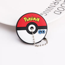 Load image into Gallery viewer, Cute Cartoon Keychain Silicone Stitch Protective Key Case Cover for Key Control Dust Cap Holder Gift Women Key Chain - eu-cookie-bar-testing