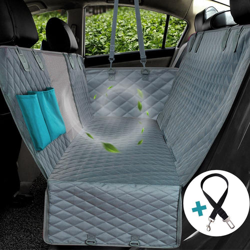 Dog Car Seat Cover View Mesh Waterproof Pet Carrier Car Rear Back Seat Mat Hammock Cushion Protector With Zipper And Pockets - eu-cookie-bar-testing
